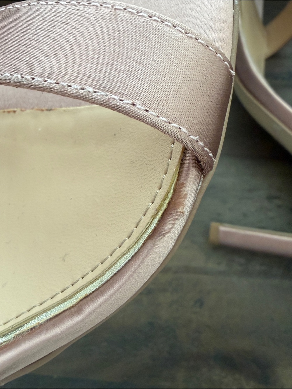 Jewel Badgley Mischka Ojai II Heeled Sandals Blush Pink Size 8.5 Formal Wedding - Picture 8 of 8